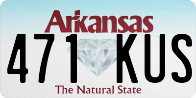 AR license plate 471KUS