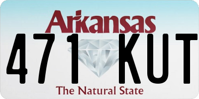 AR license plate 471KUT