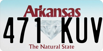 AR license plate 471KUV
