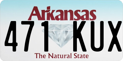 AR license plate 471KUX