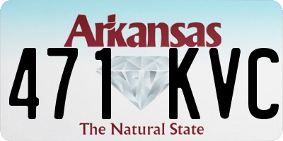 AR license plate 471KVC