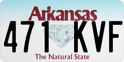 AR license plate 471KVF