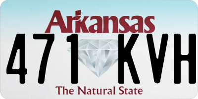AR license plate 471KVH