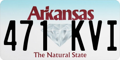 AR license plate 471KVI