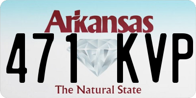 AR license plate 471KVP
