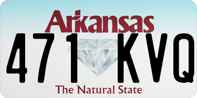 AR license plate 471KVQ
