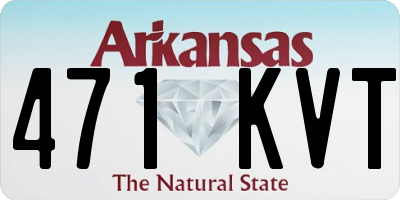 AR license plate 471KVT