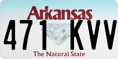 AR license plate 471KVV