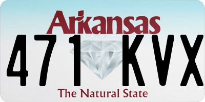AR license plate 471KVX