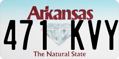 AR license plate 471KVY