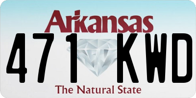 AR license plate 471KWD