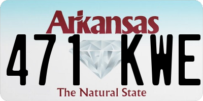 AR license plate 471KWE