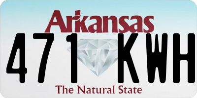 AR license plate 471KWH