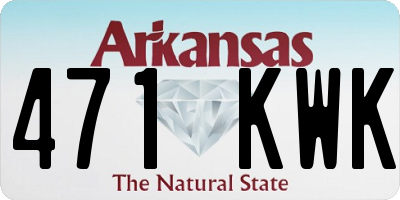 AR license plate 471KWK