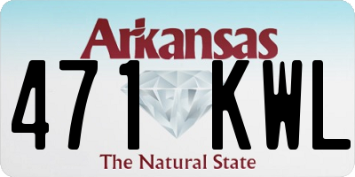 AR license plate 471KWL
