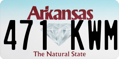 AR license plate 471KWM