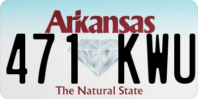 AR license plate 471KWU