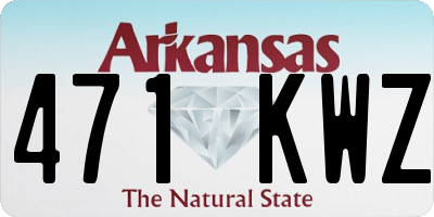 AR license plate 471KWZ