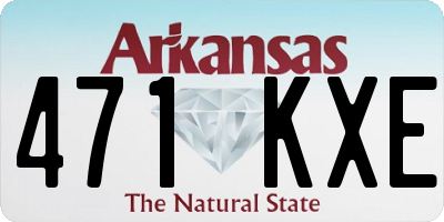 AR license plate 471KXE