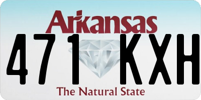 AR license plate 471KXH