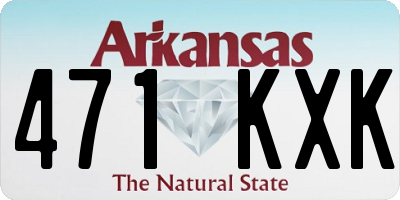 AR license plate 471KXK
