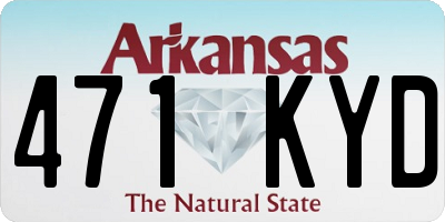 AR license plate 471KYD