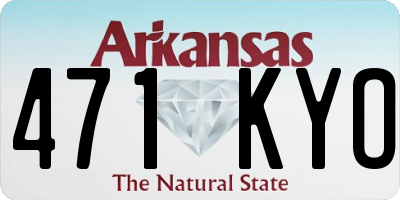 AR license plate 471KYO