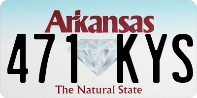 AR license plate 471KYS