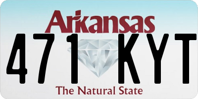 AR license plate 471KYT