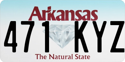 AR license plate 471KYZ
