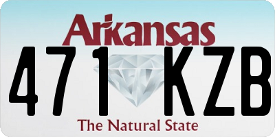 AR license plate 471KZB