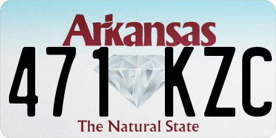 AR license plate 471KZC