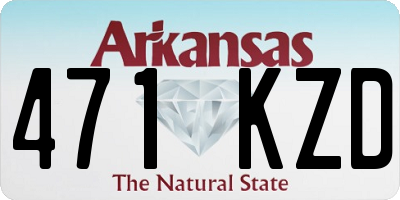 AR license plate 471KZD
