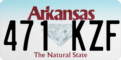 AR license plate 471KZF