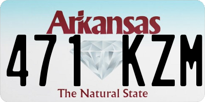 AR license plate 471KZM