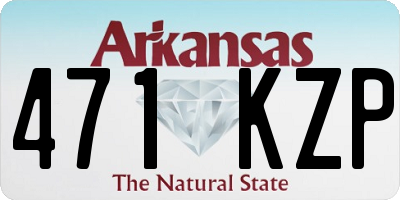 AR license plate 471KZP