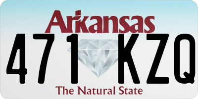 AR license plate 471KZQ