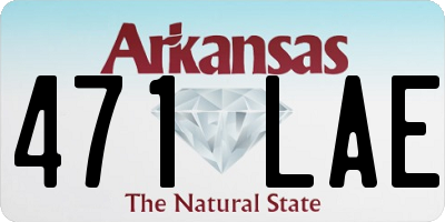AR license plate 471LAE