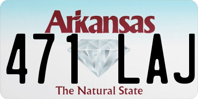 AR license plate 471LAJ