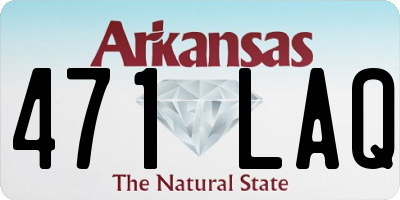 AR license plate 471LAQ