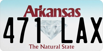 AR license plate 471LAX