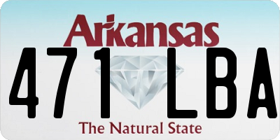 AR license plate 471LBA