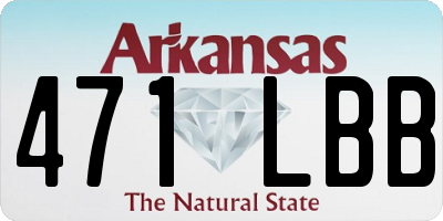 AR license plate 471LBB