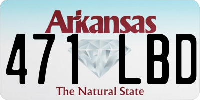 AR license plate 471LBD