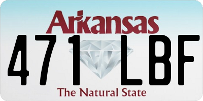 AR license plate 471LBF