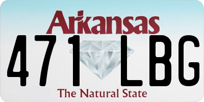 AR license plate 471LBG