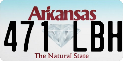 AR license plate 471LBH