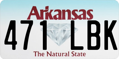 AR license plate 471LBK