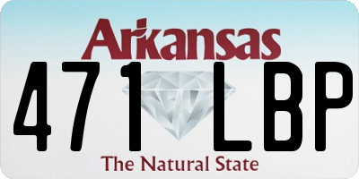 AR license plate 471LBP