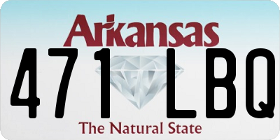 AR license plate 471LBQ